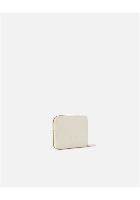 Portafoglio quadrato zip-around in pelle PINKO | 100249 A0F1Z14Q
